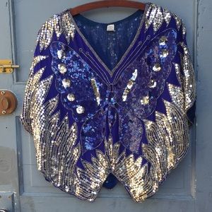 Closet Clear Out! Vintage butterfly top.